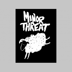 Minor Threat chrbtová nášivka veľkosť cca. A4 (po krajoch neobšívaná)